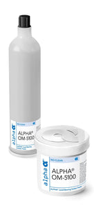 阿尔法143390年OM5100 Sn63锡/铅锡膏,可防止不洁净700克盒