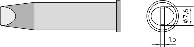 韦勒XHTE T0054480299焊接技巧7毫米凿