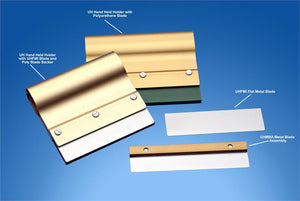 JNJ UHFMI-10平金属刮刀刀片插入- 10”