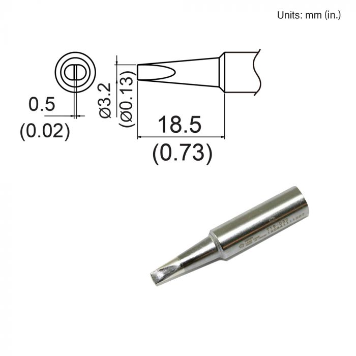 白光提示T19-D32焊接,凿3.2毫米(1/8