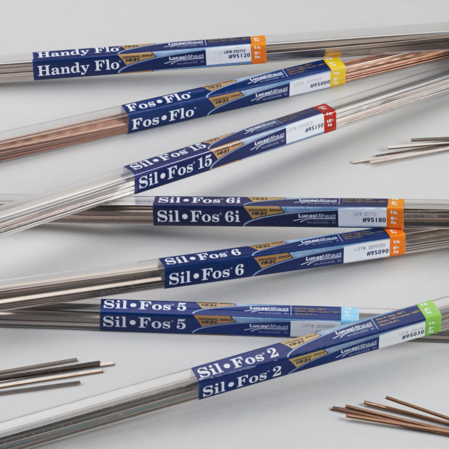 Sil-Fos5Brazing Rods、1LBTube、Lucas-Milhaupt950